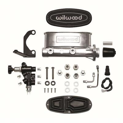 #ad Wilwood 261 13270 Aluminum Tandem Master Cylinder Kit w Bracket Valve $359.29