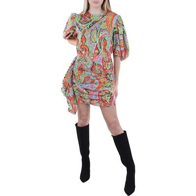 Rhode Womens Pia Multi Printed Short Summer Mini Dress XS BHFO 4473 $101.49