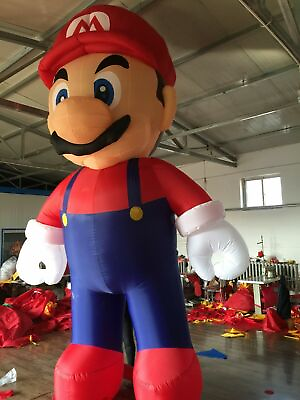 #ad 10ft Customized 3M Giant Inflatable Super Mario with Blower Fan $244.49