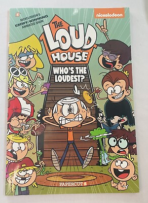 #ad Nickelodeon The Loud House Who#x27;s the Loudest? Graphic Novel Paperback $5.00