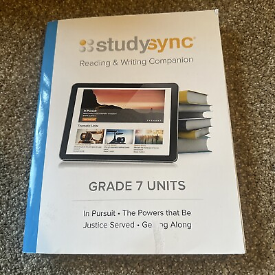 #ad 7th STUDY SYNC Reading and Writing Student Companion $12.00