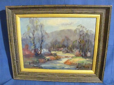 #ad Manchester VT Fall Landscape Oil Painting by Dorothy Franz 1904 1972 $295.00