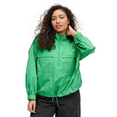 #ad Nylon Packable Long Sleeve Half Zip Jacket DVF Target Diane von Furstenberg NWT $48.88
