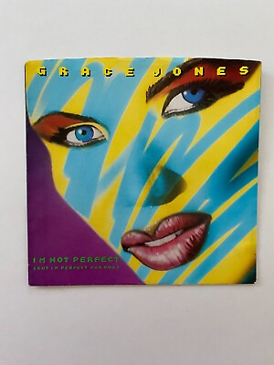 #ad Grace Jones – quot;I#x27;m Not Perfectquot; Vinyl 7quot; 45 RPM PICTURE SLEEVE ONLY $5.99