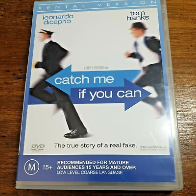 #ad Catch Me if You Can DVD R4 Rental Version Christopher Walken Leonardo DiCaprio AU $6.97