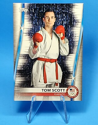#ad 2020 Topps TEAM USA Olympics TOM SCOTT Karate Base Card #50 Tokyo $4.95