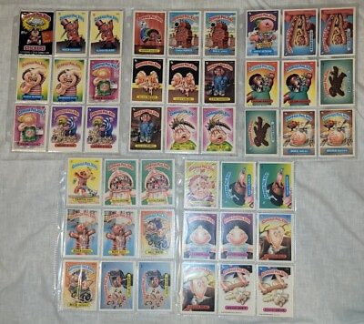 #ad Garbage Pail Kids Cards Set Series 5 AND 4 RARE VARIANTS $70.00