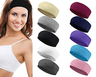 #ad Headbands for Women Pack of 10 Stretch Headbands for Women Non Slip Design Comfo $23.74