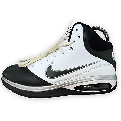 #ad Nike Air Elite Shoes Mens 9.5 White Black 409627 100 Basketball Sneaker $36.90