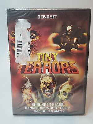 #ad Tiny Terrors DVD Set Shrunken Heads D.Worry Dolls Gingerdead Man 2 BRAND NEW $7.00