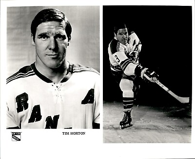 #ad PF13 Original Photo TIM HORTON 1969 71 NEW YORK RANGERS NHL ICE HOCKEY DEFENSE $20.00