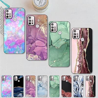 #ad Marble Phone Case Silicone Soft Cover For Motorola Moto G Stylus G Power G Play $7.50