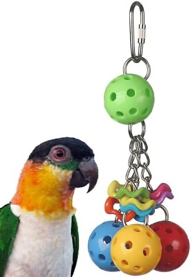 #ad Jingleberries Bird Toy Small Medium Bird Size Chewing Parrot Toy Bird Supplies $9.99