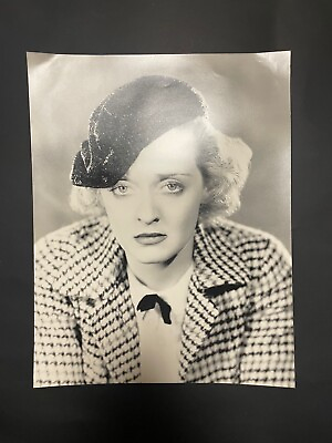#ad Original Vintage Photograph Of Bette Davis an American theater and film actress $100.00