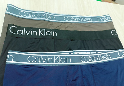 #ad Calvin Klein Boxer Briefs Men#x27;s 3 Pack Microfiber Assorted MSRP 42.5$ on Sale $18.63