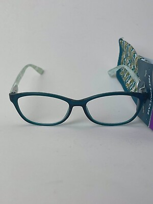 #ad E Z Readers Free Bonus Case Reading Glasses CHOOSE MAGNIFICATION Gwyn Teal Reade $7.88