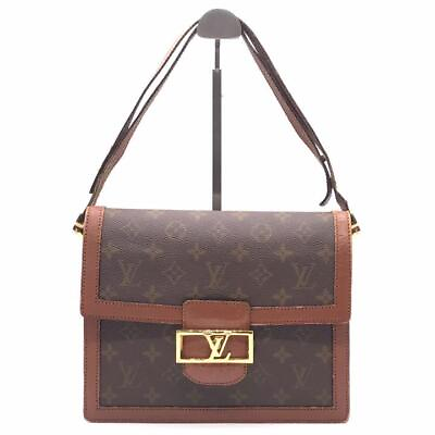 #ad Louis Vuitton Monogram Sac Dauphine M51410 Shoulder Bag Brown Womens Authentic $621.30