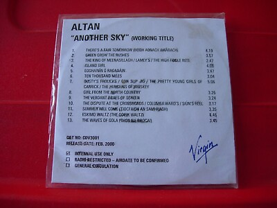 #ad Altan Another Sky PROMO CD 2000 Full Album Celtic GBP 4.99