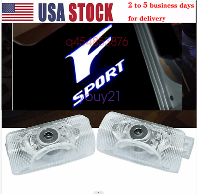 #ad 2Pcs LED HD Door Puddle Courtesy Ghost Shadow Lights For Lexus ES GS GX HS IS $13.95