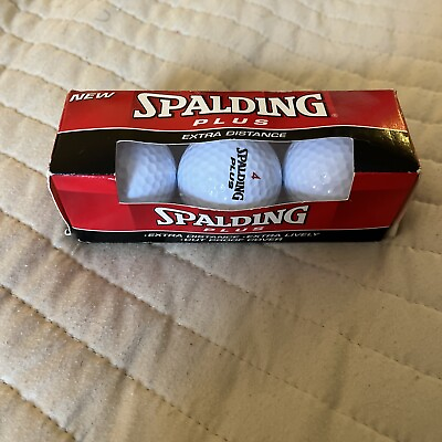 Sleeve of Spalding Plus golf balls $7.00