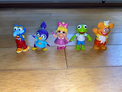 #ad Disney Muppet Babies Kermit Fozzy Piggy Summer Gonzo 2.5quot; Figure Lot of 5 $16.20