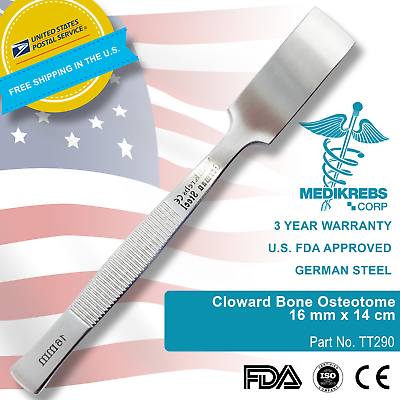#ad Cloward Bone Osteotome 16 mm x 14 cm OR Grade Surgical Orthopedic Instruments $25.00