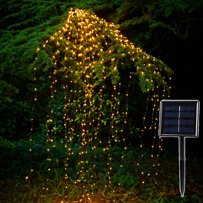 #ad Outdoor Solar Powered LED String Light Garden Patio Yard Landscape Lamp Party LH $14.89