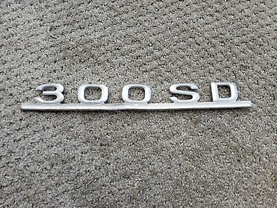 #ad Mercedes Benz 300 SD Trunk Emblem Badge Logo 300sd REAR DECKLID OEM Back LID $49.00