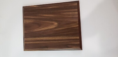 #ad Walnut Finish Plaque with Cove Edge 8quot; x 10quot; WFC810 $18.00