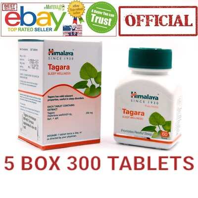 #ad Tagara Himalaya Exp.2026 OFFICIAL USA 5 Box 300 Tablets Calms Mind Cells Brain $39.95