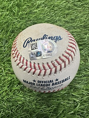 #ad Matt McLain Cincinnati Reds Game Used Baseball 4th Career Triple 2 RBI MLB Auth $499.95