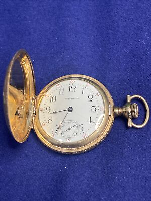 #ad 1903 Waltham Model 1891 Grade 61 0s 7j Case Pocket Watch Works $599.00