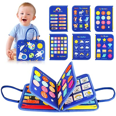 #ad Toddler Busy Board Montessori Toys for 1 2 3 4 Year Old Girls Boys Sensory Board $22.98
