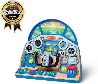 #ad Melissa amp; Doug Pilot Dashboard Includes Play Headset Lights and Sounds New Toy $165.61