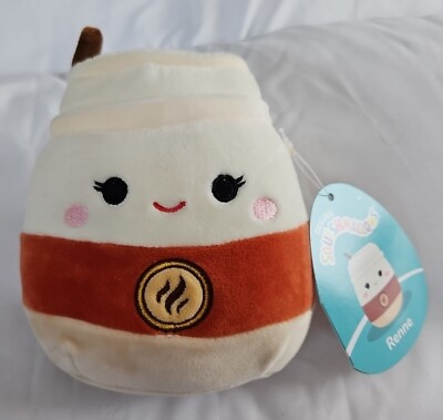 #ad Squishmallows Renne the Latte 6quot; NEW Squishdate 3 38 21 FREE SHIPPING $12.49