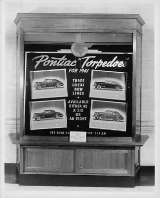 #ad 1941 Pontiac Ads in Christian Science Monitor Display Case Photo 0017 $13.67