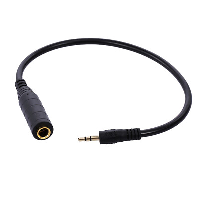 #ad 3.5mm to 6.5mm Audio Cable 3.5mm Male to 6.35mm Female Converter I8W9 $8.77