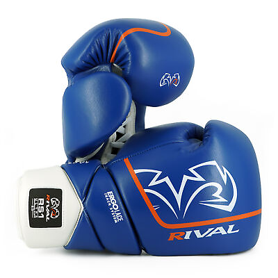 #ad Rival Boxing RS1 2.0 Ultra Pro Lace Up Sparring Gloves Blue $179.95