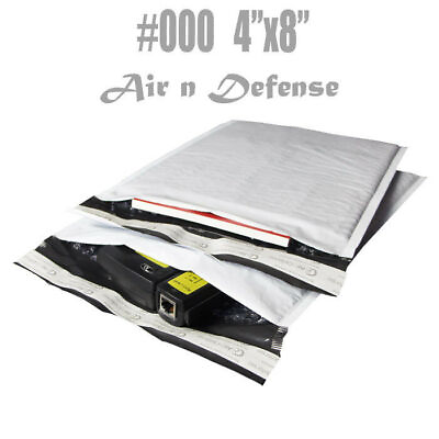 #ad 1000 #000 4x8 Poly Bubble Padded Envelopes Mailers Shipping Bags AirnDefense $58.71