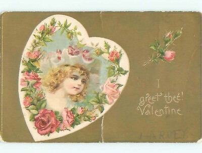 #ad Divided Back VALENTINE DAY SCENE Great Postcard : make an offer W7800 C $2.70