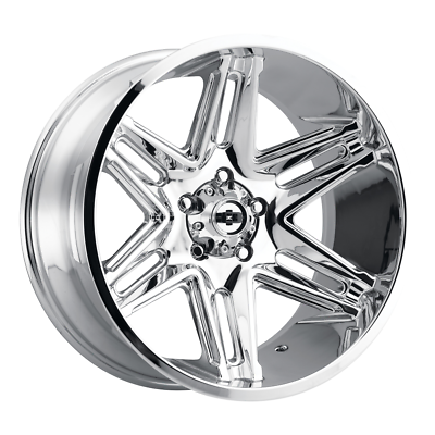 #ad Vision Off Road 20x12 Wheel Chrome 363 Razor 8x170 51mm Aluminum Rim $291.99