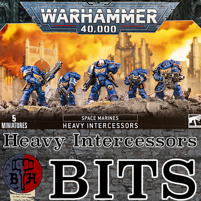 #ad Warhammer 40k Space Marines Heavy Intercessors Box Set BITS multi listing $1.00