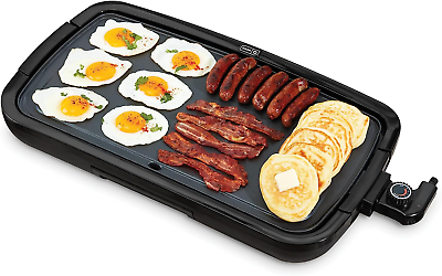 #ad Deluxe Everyday Electric Griddle with Dishwasher Safe Removable Nonstick $70.23
