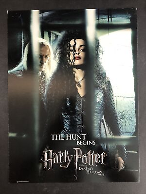 #ad Harry Potter amp; The Deathly Hallows Part 1 Movie Poster 11.5x16 Bellatrix Lucious $17.99