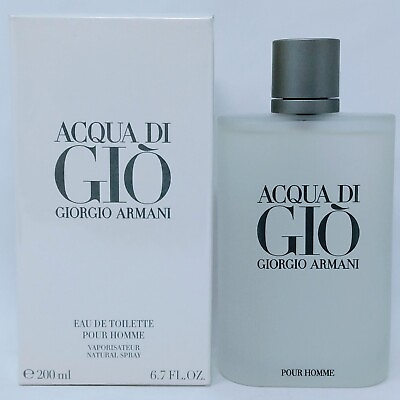 #ad Giorgio Armani Acqua Di Gio 6.7 oz 200 ml Men#x27;s Eau de Toilette Spray $48.95