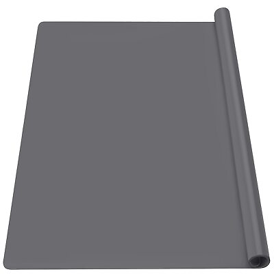 #ad Silicone Mat Dark Gray 27.6quot; x 19.7quot; Silicone Craft Sheet Large Silicone Pa... $20.62