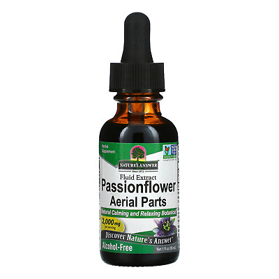 #ad Nature s Answer Passionflower Alcohol Free 1 fl oz 30 ml Alcohol Free $13.75