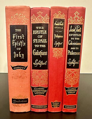 #ad Zondervan Classic Commentary Library 4 Book Lot The First Epistle of John etc $99.95