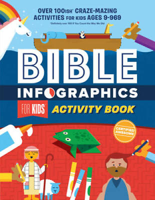 #ad Bible Infographics for Kids Activity Book: Over 100 ish Craze Mazing Acti GOOD $6.30