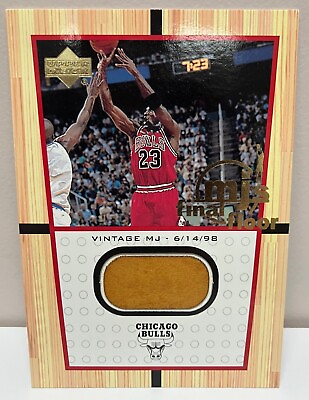 #ad Michael Jordan 2000 Upper Deck NBA Legends MJ#x27;s Final Floor Jumbo #FF6 $99.99